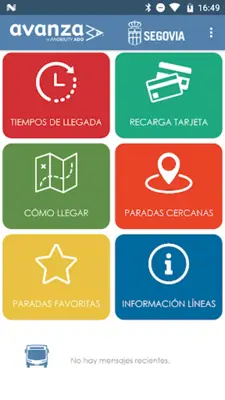 Autobuses Urbanos de Segovia android App screenshot 5
